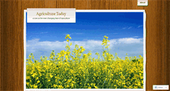 Desktop Screenshot of agriculturetodayblog.com