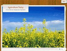 Tablet Screenshot of agriculturetodayblog.com
